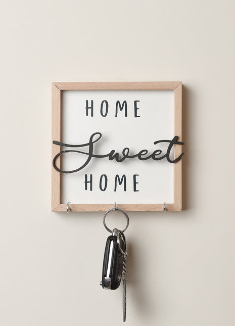 The Words Co Key Chain Home Sweet Home Frame