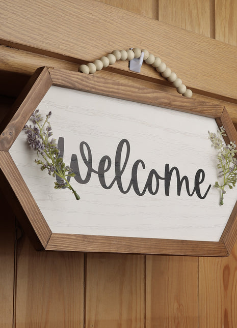 The Words Co Welcome Hex Decor