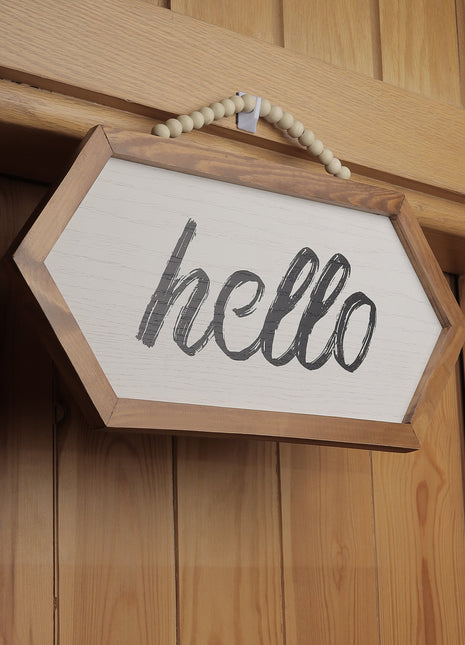 The Words Co Hello Hex Decor