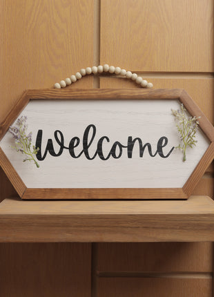 The Words Co Welcome Hex Decor