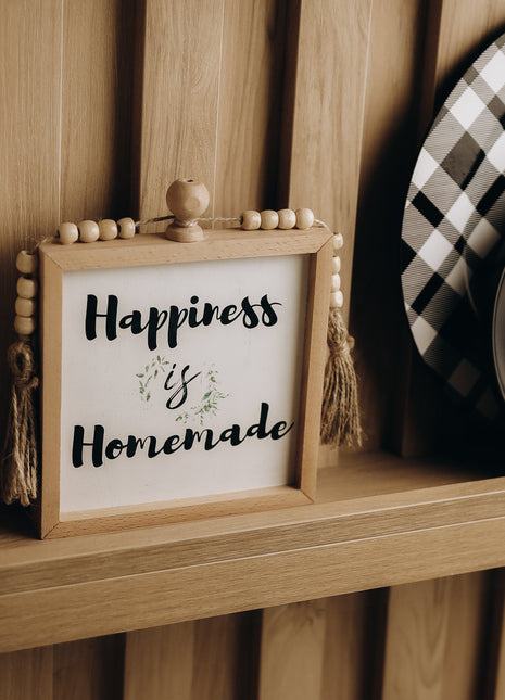 The Words Co Happiness Beaded Frame