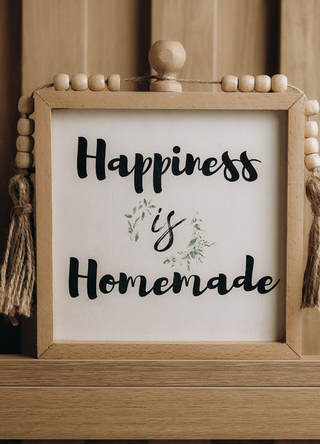 The Words Co Happiness Beaded Frame