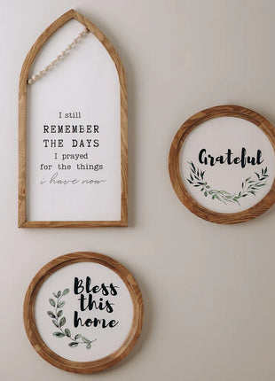 The Words Co Remember Boho Wood Decor