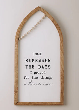 The Words Co Remember Boho Wood Decor
