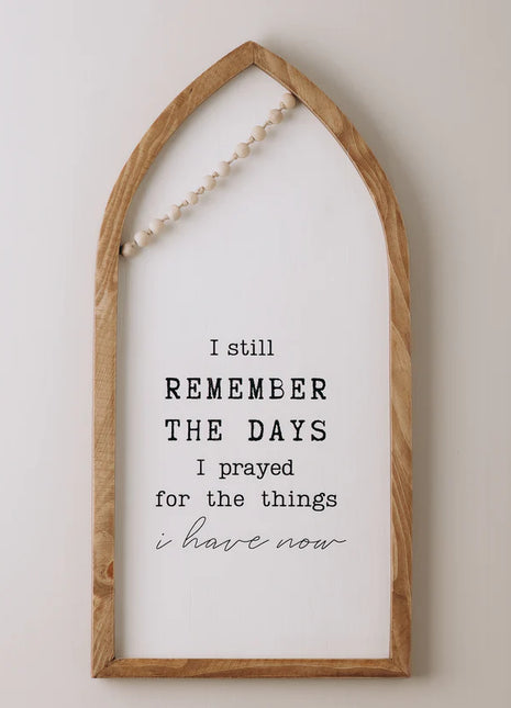 The Words Co Remember Boho Wood Decor