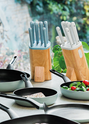 BergHoff Leo 7-pc Knife Block Set Slate