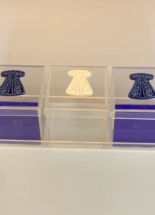 Zee Designs Plexi Glass Porcelain Kaftan Box