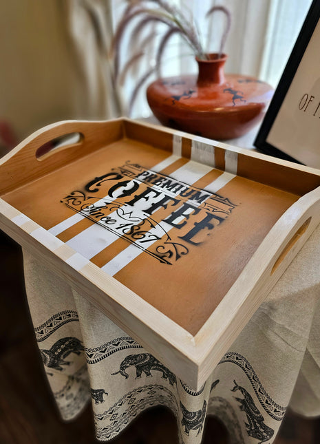Pura Vida Vintage Coffee Tray