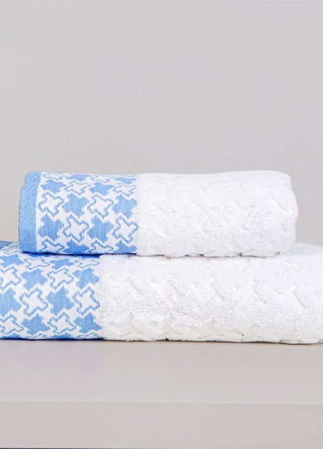 J Linens Blue Stars Solo Set
