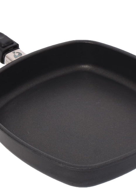 First Titanium Flat Square Pan with Removable Handle, 28 x 28 cm