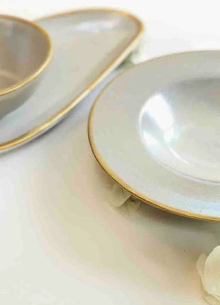 Khan Elsaada Aurum Pear Serving Platter