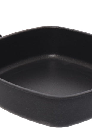 First Titanium Square Pan with Long Handle and Side Handle, 28 x 28 cm