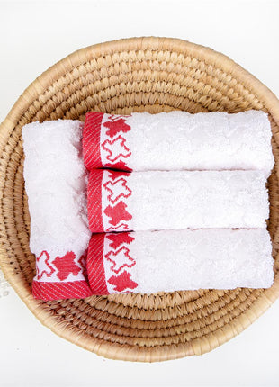 J Linens Ramadan Stars Mini-Set Red