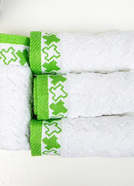 J Linens Ramadan Stars Mini-Set Green