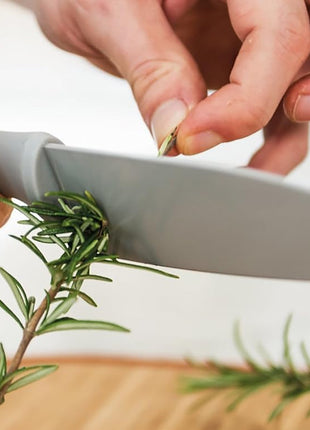 BergHoff Leo Small Chef's Knife Grey with Herb Stripper 14 cm