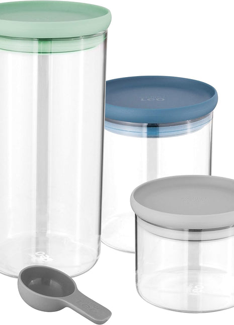 BergHoff Ron 3 Pcs Set Glass Food Containers