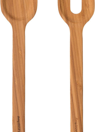 BergHoff Leo 3 Pcs Salad Bowl Set with Bamboo Servers