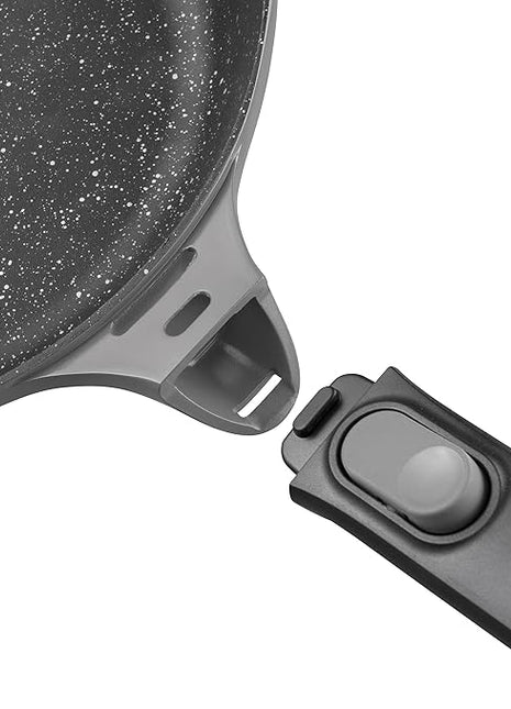 BergHoff Gem Frying Pan with Detachable Handle Black 24 cm