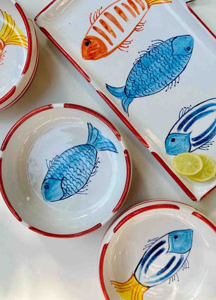 Khan Elsaada Oceans Serving Bowl