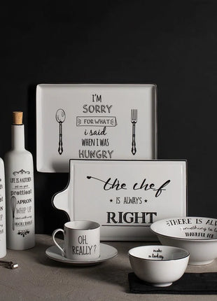 Porland Be Happy Cheese Platter - 30x17.5cm