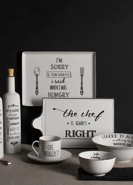 Porland Be Happy Cheese Platter - 30x17.5cm
