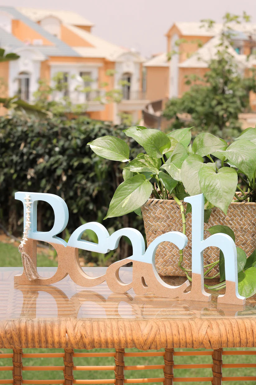 The Words Co Beach calligraphy