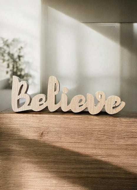 The Words Co Believe Wood