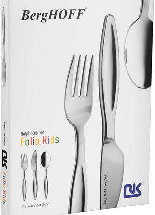 BergHoff Essentials 3 Pcs Flatware Set  Folio Kids