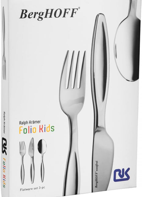 BergHoff Essentials 3 Pcs Flatware Set  Folio Kids