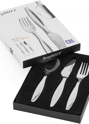 BergHoff Essentials 3 Pcs Flatware Set  Folio Kids