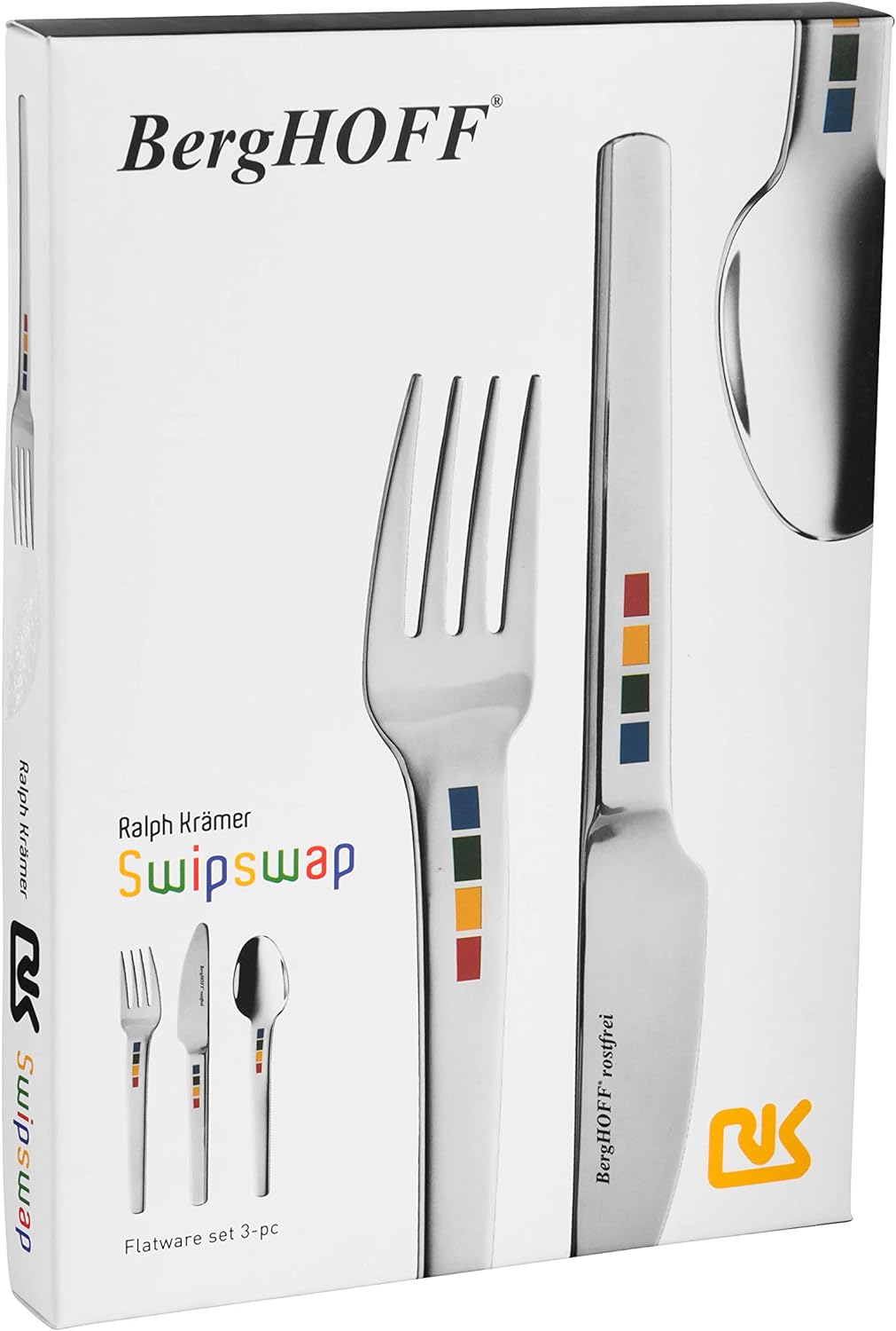 BergHoff Essentials 3 Pcs Flatware Set Swipswap