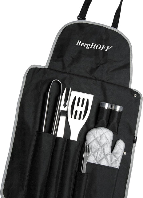 BergHoff Essentials 9 Pcs Barbecue Set in Apron