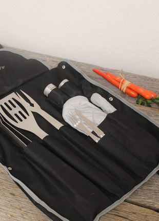BergHoff Essentials 9 Pcs Barbecue Set in Apron