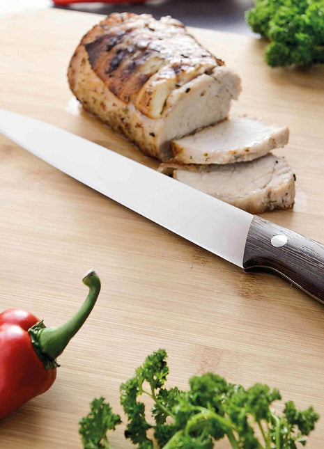 BergHoff Essentials Carving Knife with Dark Wooden Handle 20 cm