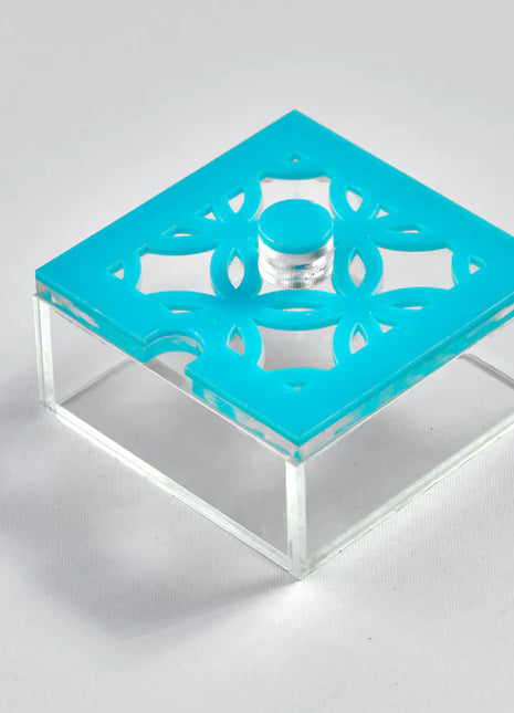 Zee Designs Plexiglass Circles Sugar Container