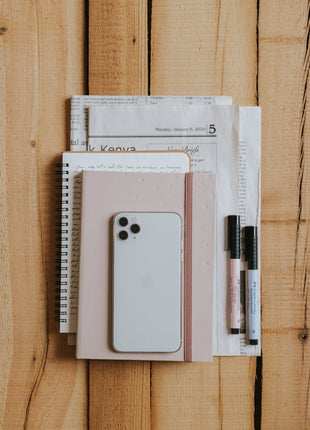 The Words Co Gratitude Navy blue Journal