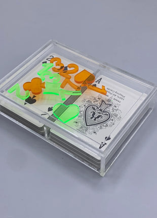 Zee Designs Plexiglass Playing Cards Box