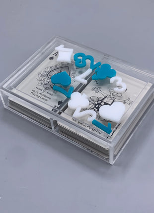 Zee Designs Plexiglass Playing Cards Box