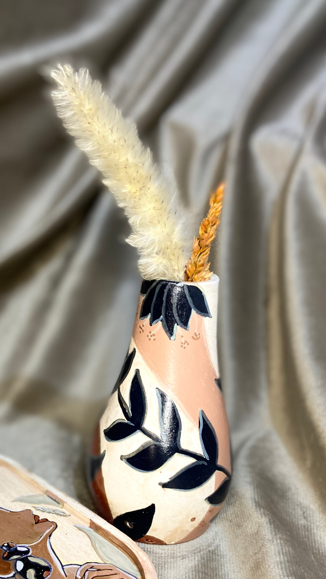 Wasl Hand Painted Boho Vase