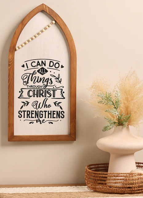 The Words Co I Can Do All Things Boho Frame