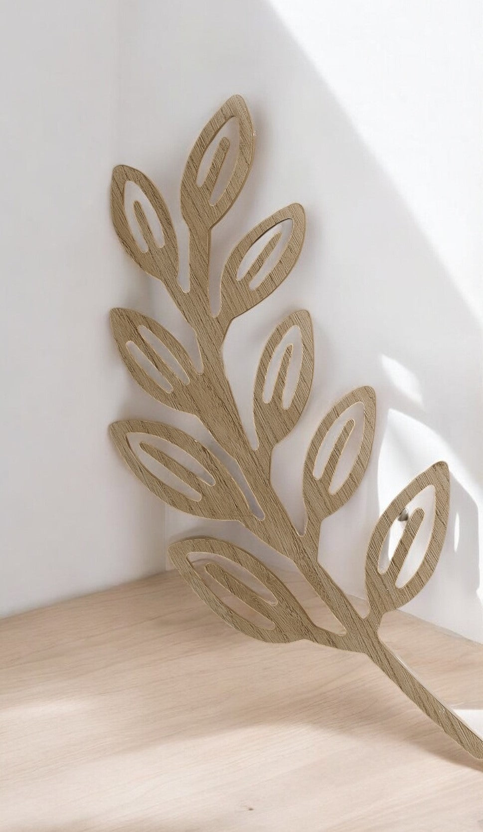 Set of 3 Leaf Art Wooden Art main image 0
