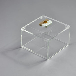 Zee Designs Marble Small Squared Divided Box