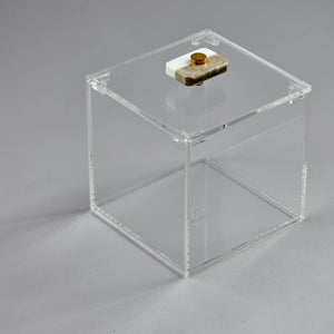 Zee Designs Marble Small Squared Divided Box