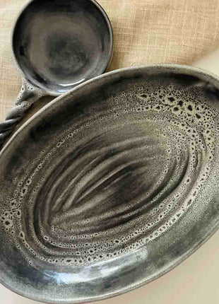 Khan Elsaada Minopoli Oval Deep Serving Platter