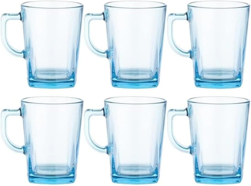 Pasabahce Carre Mug - Turquoise, 270ml