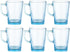 Pasabahce Carre Mug - Turquoise, 270ml