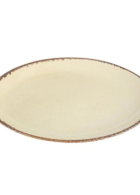Porland Seasons Oval Plate - Beige, 31cm