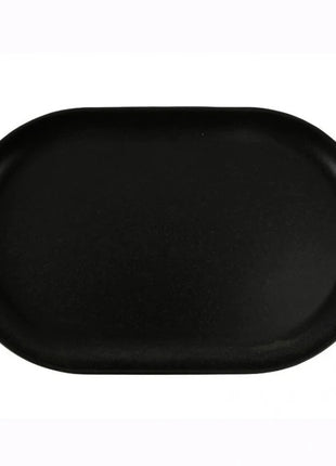 Porland Seasons Oval Serving Platter - Black, 32x20cm