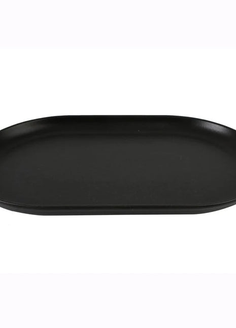 Porland Seasons Oval Serving Platter - Black, 32x20cm