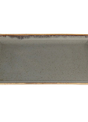 Porland Seasons Rectangular Serving Platter - Dark Grey, 35x26cm